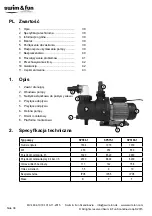 Preview for 38 page of Swim & Fun SPS100-1 Manual