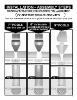 Preview for 5 page of Swim'n Play Above Ground Swimming Pool Assembly Instructions Manual