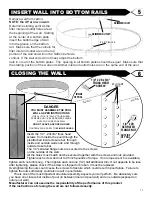 Preview for 11 page of Swim'n Play Above Ground Swimming Pool Assembly Instructions Manual