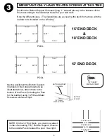 Preview for 6 page of Swim'n Play end deck Assembly Instructions Manual