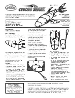 Предварительный просмотр 1 страницы SwimWays Cyborg Shark User Manual