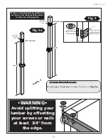 Предварительный просмотр 11 страницы Swing-N-Slide Alpine 611 Assembly Instructions Manual