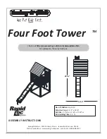 Preview for 2 page of Swing-N-Slide Four Foot Tower Assembly Instructions Manual