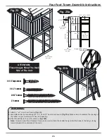 Preview for 27 page of Swing-N-Slide Four Foot Tower Assembly Instructions Manual