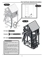 Preview for 55 page of Swing-N-Slide Four Foot Tower Assembly Instructions Manual