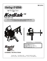 Swing-N-Slide Kodiak PROJECT 512 Assembly Instructions Manual предпросмотр