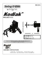 Предварительный просмотр 1 страницы Swing-N-Slide Kodiak PROJECT 513 Assembly Manual