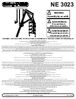 Swing-N-Slide NE 3023 Assembly Instructions предпросмотр