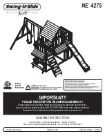 Swing-N-Slide NE 4275 Assembly Instructions Manual предпросмотр