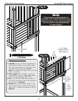 Предварительный просмотр 13 страницы Swing-N-Slide NE 4692-T Assembly Instructions/Use And Care Manual