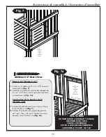 Preview for 21 page of Swing-N-Slide NE 4692-T Assembly Instructions/Use And Care Manual