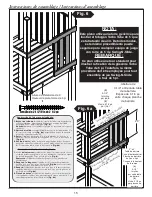 Preview for 22 page of Swing-N-Slide NE 4692-T Assembly Instructions/Use And Care Manual