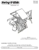 Preview for 1 page of Swing-N-Slide PB 5203 Assembly Instructions Manual