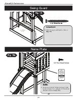 Preview for 28 page of Swing-N-Slide PB 8140 Assembly Instructions Manual