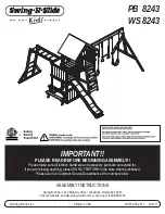 Swing-N-Slide PB 8243 Assembly Instructions Manual preview