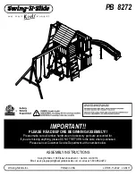 Swing-N-Slide PB 8272 Assembly Instructions Manual предпросмотр