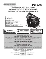 Preview for 1 page of Swing-N-Slide PB 8297 Assembly Instructions Manual