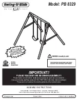 Swing-N-Slide PB 8329 Instructions Manual preview