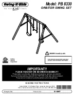 Предварительный просмотр 1 страницы Swing-N-Slide PB 8330 Assembly Instructions Manual