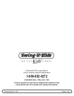 Предварительный просмотр 62 страницы Swing-N-Slide WS 8356 Assembly Instructions Manual