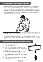 Preview for 10 page of SWINGAN DIY SWING SET Manual