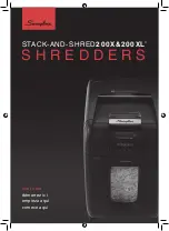 Swingline STACK-AND-SHRED200X&200XL 100M Start Here Manual preview