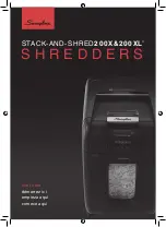 Preview for 1 page of Swingline STACK-AND-SHRED200X&200XL 100M Start Here Manual