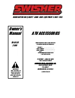 Preview for 8 page of Swisher 2644 PALLET LIFTER Manual