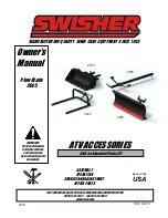 Swisher 2645 CORRUGATED PLOW BLADE Manual предпросмотр