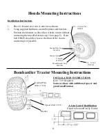 Предварительный просмотр 6 страницы Swisher 2646 UNIVERSAL MOUNTING KIT Manual