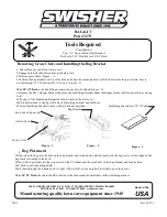 Swisher 3279 GRASS CATCHER ATTACHMENT Manual предпросмотр