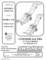 Swisher COMMERCIAL PRO PREDATOR Owner'S Manual preview