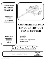 Swisher COMMERCIAL PRO RC14544CPKA Owner'S Manual preview