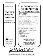 Preview for 16 page of Swisher FC14560CPKA Owner'S Manual