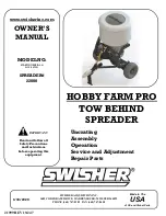 Предварительный просмотр 1 страницы Swisher HOBBY FARM PRO 22000 Owner'S Manual