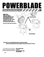 Swisher PowerBlade PBK-2575 Assembly Instructions предпросмотр