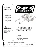 Swisher QUADBOSS QBRT11544 Owner'S Manual preview