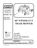 Swisher QUADBOSS QBT14560A Owner'S Manual preview