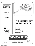 Swisher RC11544BS Owner'S Manual preview