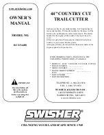 Предварительный просмотр 21 страницы Swisher RC11544BS Owner'S Manual