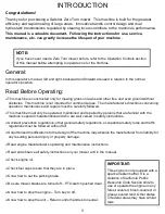 Preview for 3 page of Swisher RESIDENTIAL ZTR2466BS-CA Manual