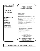 Preview for 20 page of Swisher RK10544 Owner'S Manual