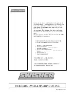 Preview for 15 page of Swisher RT10544, RT80044 Owner'S Manual