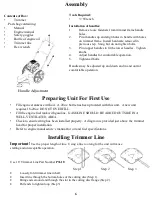 Предварительный просмотр 6 страницы Swisher STD67522BS Owner'S Manual