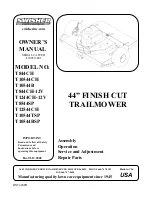 Swisher T10544B Owner'S Manual preview