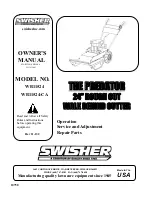 Swisher The Predator WB11524 Owner'S Manual preview