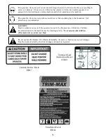 Preview for 5 page of Swisher Trim-Max STD4422HO Owner'S Manual