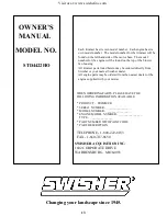 Preview for 13 page of Swisher Trim-Max STD4422HO Owner'S Manual