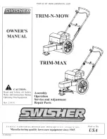 Swisher Trim-Max Assembly, Operation And Service Manual preview