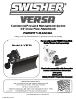 Swisher Versa Commercial Pro VSP50 Owner'S Manual preview